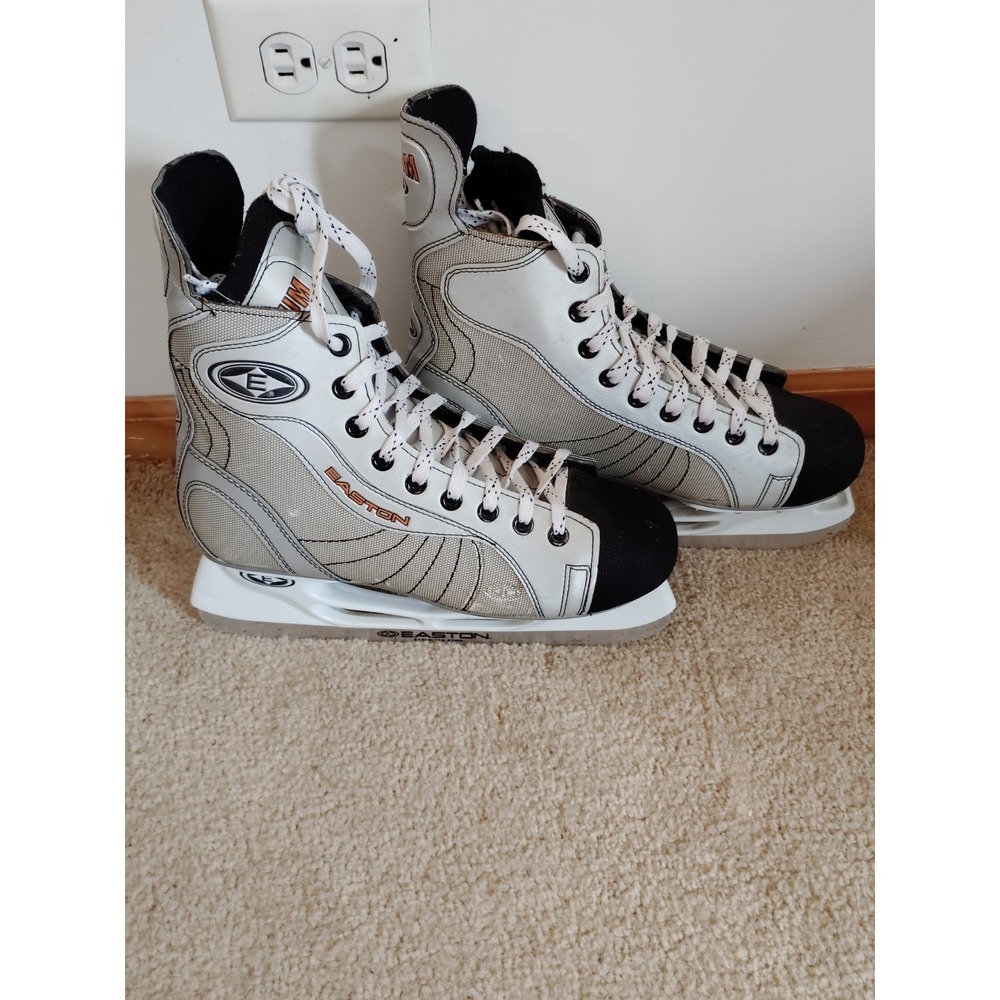 EUC-Easton Magnum Recreational/Ice Hockey Skates Men Size 10 BladZ Skate Blades